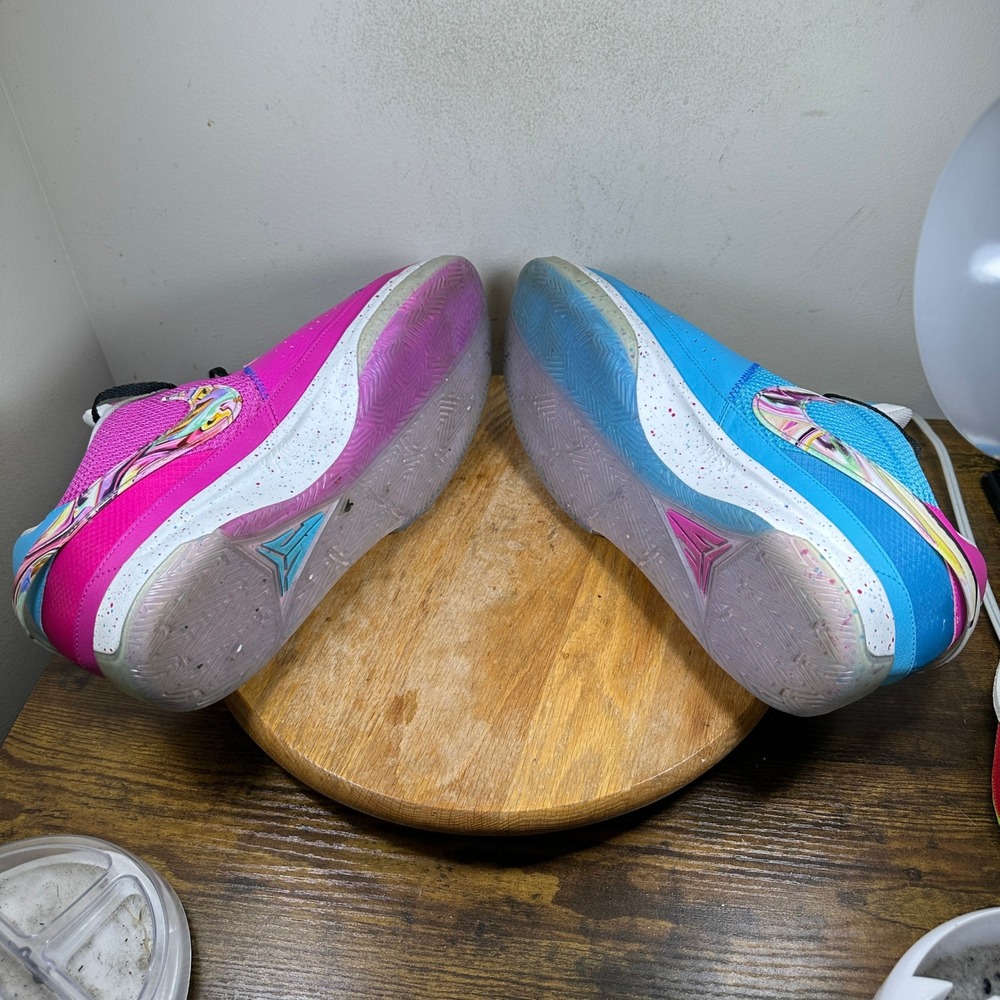 Nike Zoom Freak 1 EYBL Basketball Shoes Men's Size 12 Blue Pink FN5182-900 - Picture 5 of 8